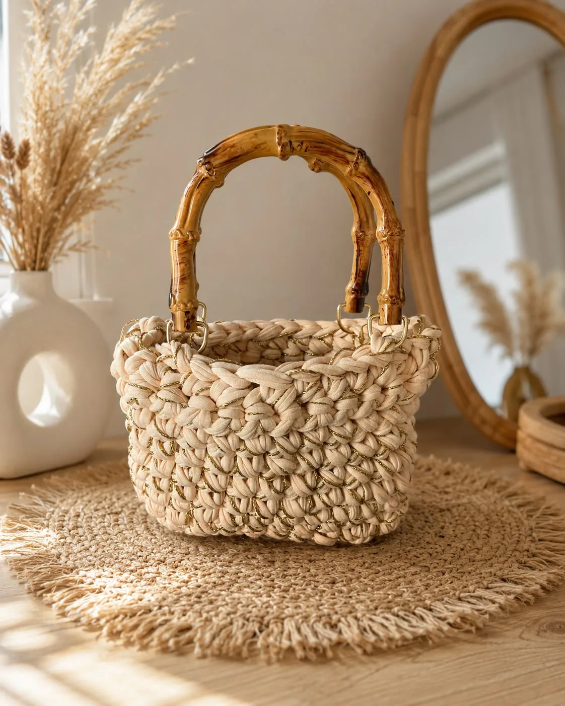 Sac au crochet fait main